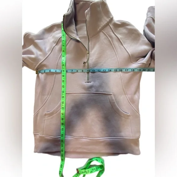 Lululemon Scuba Oversized Funnel-neck Half Zip Long Lilac Ether XS/S - Picture 13 of 14